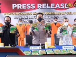 11 Penyelundup 80 Kg Sabu dari Malaysia Ditangkap Polda Riau
