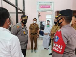 Kapolres Bireuen Tinjau Lokasi Isolasi Mandiri Bagi Pasien Covid19