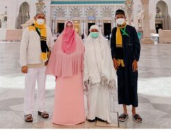 Umrah Bersama Keluarga ditengah Pandemi, Hj Rizayati: Terimakasih ya Allah