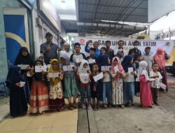 Kerjasama dengan PWI Bireuen, Nasir Djamil Santuni Anak Yatim
