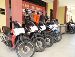 10 Motor Curian Berhasil Diselamatkan, Warga Diminta Cek ke Polres Bireuen