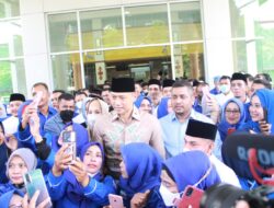 Tiba di Aceh, AHY Disambut Meriah oleh Kader Demokrat