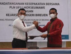 Beri Bantuan Hukum, Kejari Bireuen Teken MoU dengan PLN UP3 Lhokseumawe