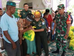 Jelang Lebaran, Dandim 0111/Bireuen Santuni Anak Yatim, Fakir Miskin dan Duafa