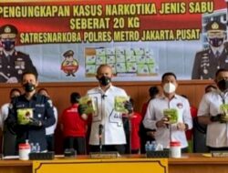 Diduga Mantan Anggota DPRA Ditangkap Bersama 20 Kg Sabu di Palembang