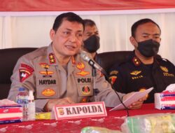 Kapolda Aceh minta Jajaran tidak Gentar Hadapi Mafia Narkoba