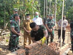 Kasdam IM Brigjen TNI Hadi Basuki Tinjau TMMD Kodim Aceh Utara