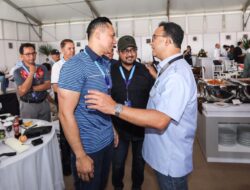 Nonton Formula E di Sirkuit Ancol, AHY Disambut Akrab Anies Baswedan