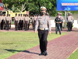 Operasi Patuh Seulawah 2022 Digelar 14 Hari, Kapolres Aceh Utara Apel Pasukan
