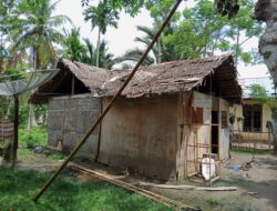 Syarwani Bersama Tiga Anaknya Berharap Bantuan Rumah Layak Huni dari Pemkab Aceh Utara