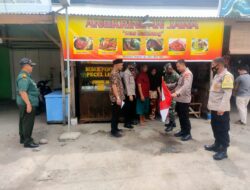 Sambut HUT RI ke 77, Kapolsek Samalanga Himbau Masyarakat Kibarkan Bendera Merah Putih