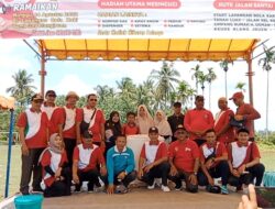 Jelang HUT RI Ke 77, K3S Tanah Luas Ikut Meriahkan Lomba Jalan Santai