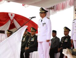 Pj Bupati Azwardi Irup Upacara HUT RI ke-77 Pemkab Aceh Utara