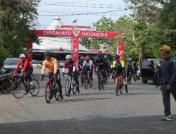 Start dari Banda Aceh, Rombongan Gowes Pangdam IM Tiba di Langsa