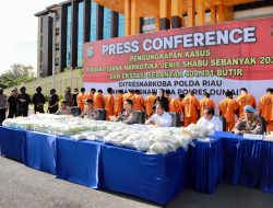 Polisi Berhasil Amankan 203 Kg Sabu dan 404.491 Butir Ekstasi