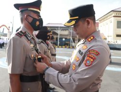Kapolres Lhokseumawe Pimpin Sertijab Kasat Lantas dan Dua Kapolsek