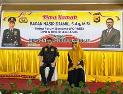 Kapolres Simeulue Temu Ramah Bersama Anggota Komisi III DPR RI