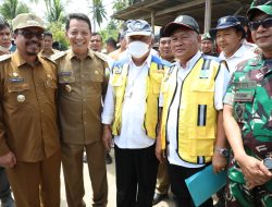 Menteri PUPR Tinjau Tanggul Sungai Keureutoe di Aceh Utara