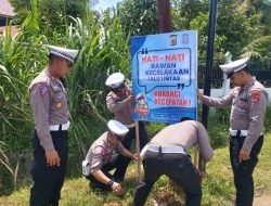 Hindari Kecelakaan, Sat Lantas Polres Bireuen Himbau Pengendara Lebih Berhati-hati