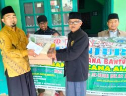 DKM Masjid Besar An Nur Tanjungsiang Serahkan Bantuan Bagi Korban Gempa Cianjur