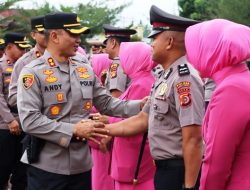 Ini Pesan Kapolres Aceh Timur kepada 60 Personel yang Naik Pangkat