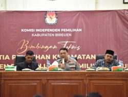 Kapolres Bireuen Minta Anggota PPK Bekerja Profesional