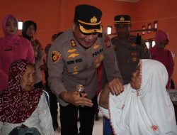 Kapolres Aceh Utara Salurkan Bantuan dan Buka Posko Medis untuk Korban Banjir