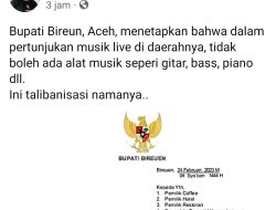 Ade Armando Sebut Larangan Live Musik di Bireuen ‘Talibanisasi’