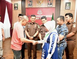 Terapkan RJ, Kejari Bireuen Hentikan Penuntutan Perkara KDRT