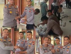 Tradisi Meugang, Kapolres Bireuen Bagikan Daging untuk Personil dan Wartawan