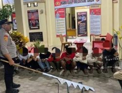 Polisi Amankan Sekelompok Remaja yang Hendak Tawuran di Lhokseumawe