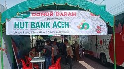 HUT ke 50, Bank Aceh Bireuen Gelar Donor Darah
