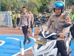 Kapolres Bireuen Launching dan Uji Coba Lintasan Baru Ujian SIM C