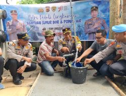 Kapolres Bireuen Bantu Sumur Bor dan Pompa Air untuk Masyarakat Miskin
