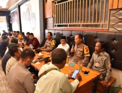 Kapolres Bireuen Ajak Wartawan Ciptakan Situasi Kondusif Jelang Pemilu 2024