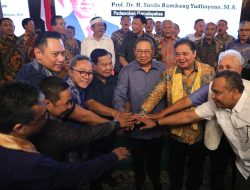 Balas Kunjungan Prabowo, SBY dan Ketum Demokrat Sambangi Hambalang
