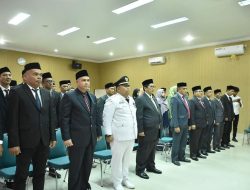 Pj. Bupati Bireuen Mutasi 6 Pejabat Tinggi Pratama dan puluhan Pejabat Administrator