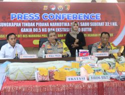 Januari 2024, Polda Aceh Ungkap 46 Kasus Narkotika, Tangkap 59 Tersangka