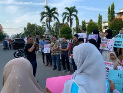 Jelang Pemilu 2024, Kajari Bireuen, LSM dan Mahasiswa Gelar Aksi Tolak Politik Uang
