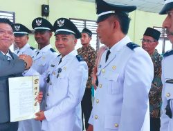Teguh Mandiri Putra Lantik 6 Sekdes dan Kasipem Jadi Pj. Keuchik di Peusangan