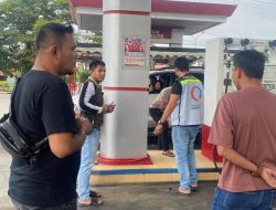 Cek Sejumlah SPBU, Polres Bireuen Akan Tindak Tegas Pom Bensin Nakal