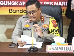 Kapolda Aceh Akan Telusuri Harta Kekayaan Para Pelaku Narkoba
