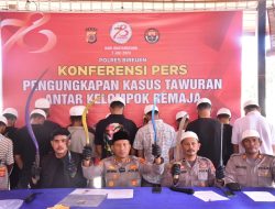 Terlibat Tawuran, 14 Remaja di Bireuen Diringkus Polisi