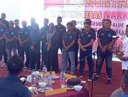 Camat Musni Syahputra Kukuhkan Satgas Pageu Gampong Geudong Alue