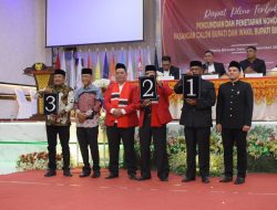 Berikut Hasil Undian Nomor Urut Cabup dan Cawabup Pilkada Bireuen 2024