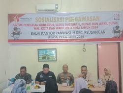 Panwaslihcam Peusangan Sosialisasi Pengawasan Pilkada 2024