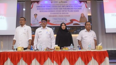 Ratusan Pelaku Usaha di Bireuen Ikuti Bimtek Implementasi Perizinan Berbasis Risiko