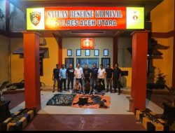 Polres Aceh Utara Tangkap Pelaku Penjual Kulit Harimau dan Beruang Madu