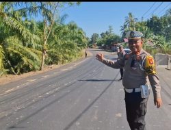 Satlantas Polres Bireuen Gelar Patroli di Jalan Lintas Takengon