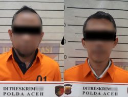 Gelapkan Dana ATM 2,9 Milyar, Dua Karyawan Bank Aceh Ditahan Polda Aceh